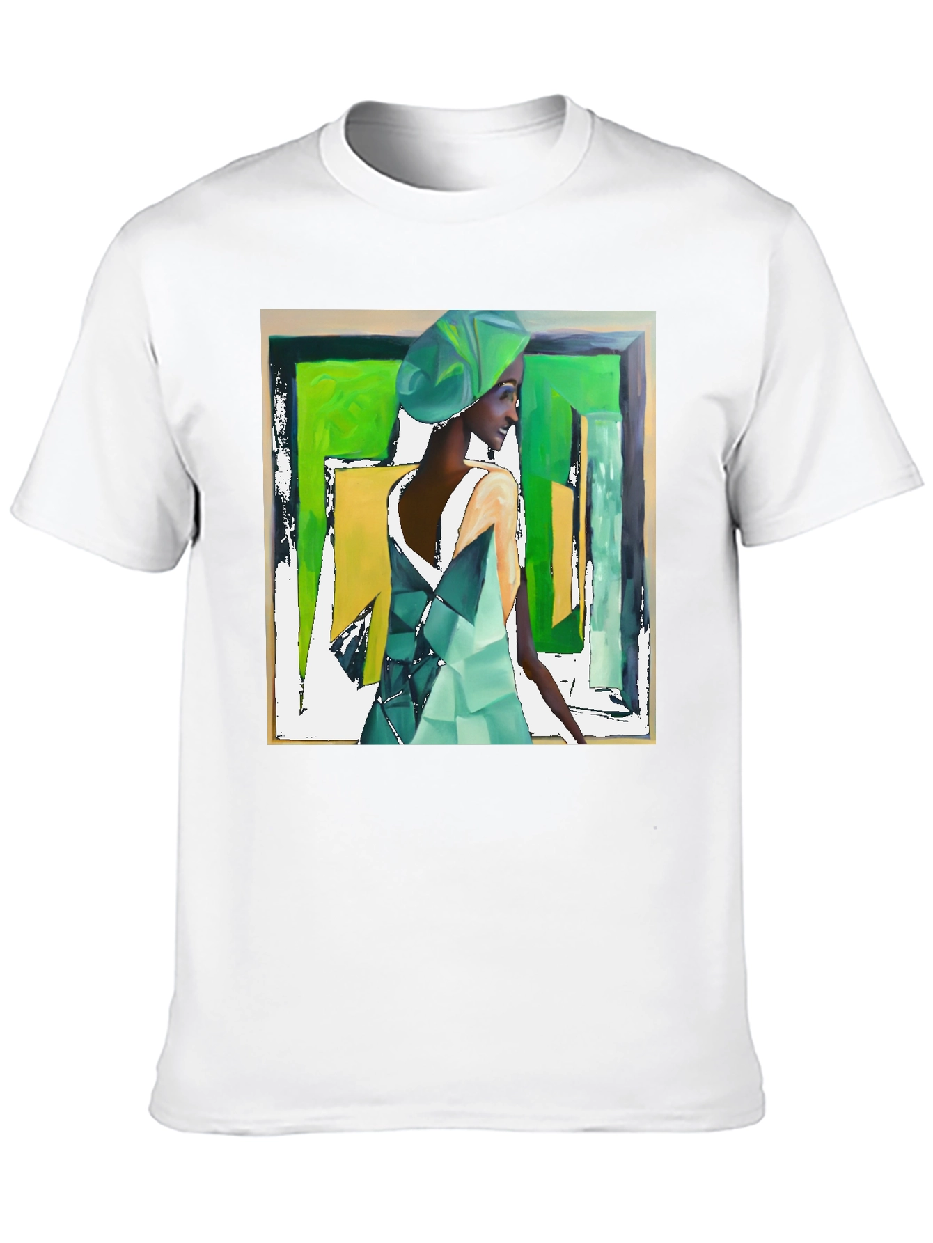 Abstract Womans Art Tee - Stylish Graphic T-Shirt