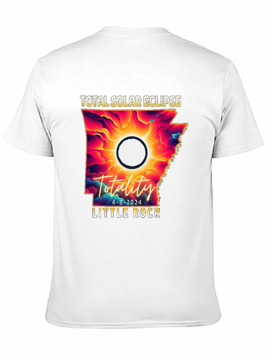 Total Solar Eclipse 2024 Little Rock T-Shirt