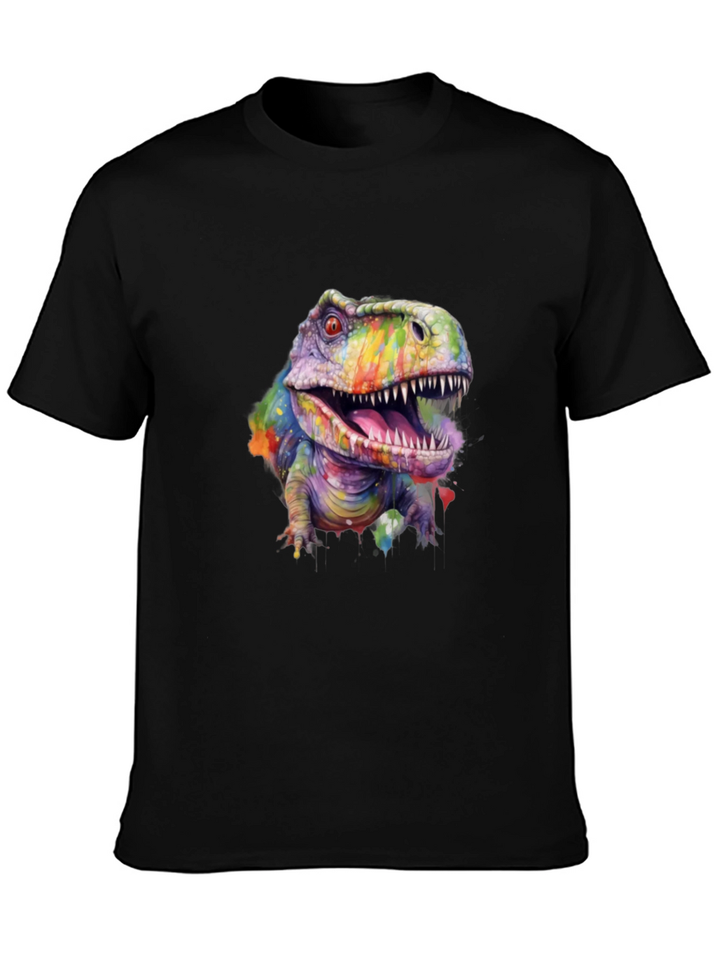 Rainbow Dinosaur T-Shirt - Graphic Tee