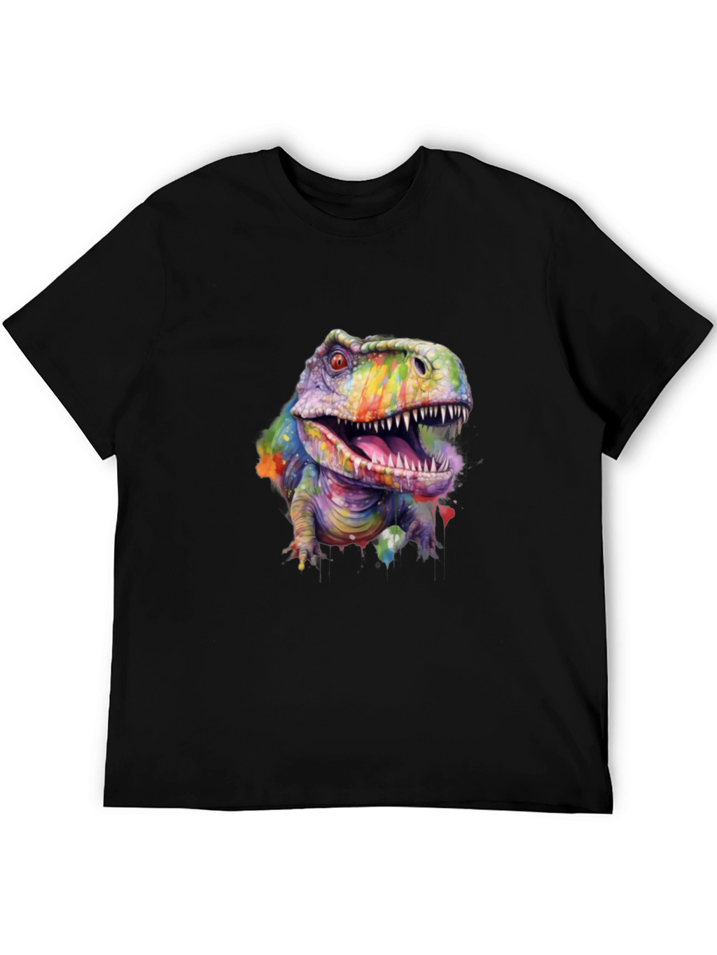 Rainbow Dinosaur T-Shirt - Graphic Tee