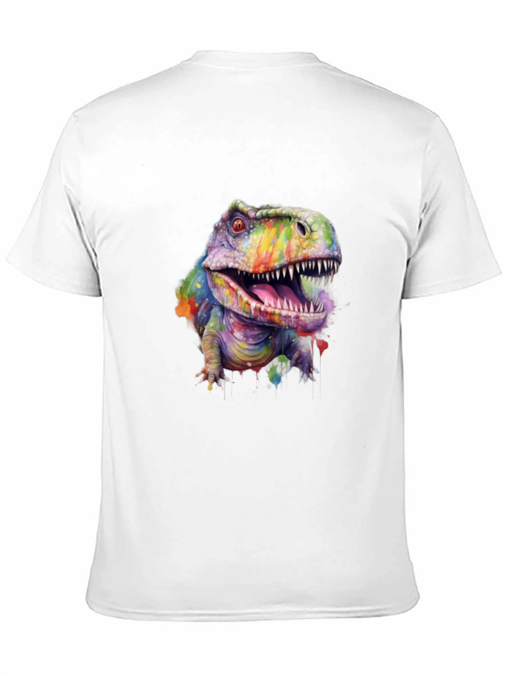 Rainbow Dinosaur T-Shirt - Graphic Tee