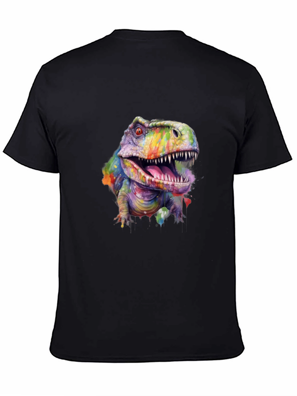 Rainbow Dinosaur T-Shirt - Graphic Tee