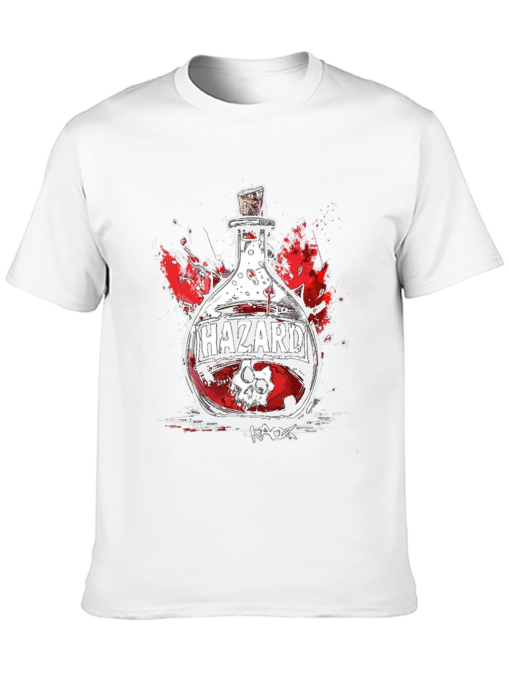 Hazard Potion Graphic Tee - Black Cotton Blend T-Shirt