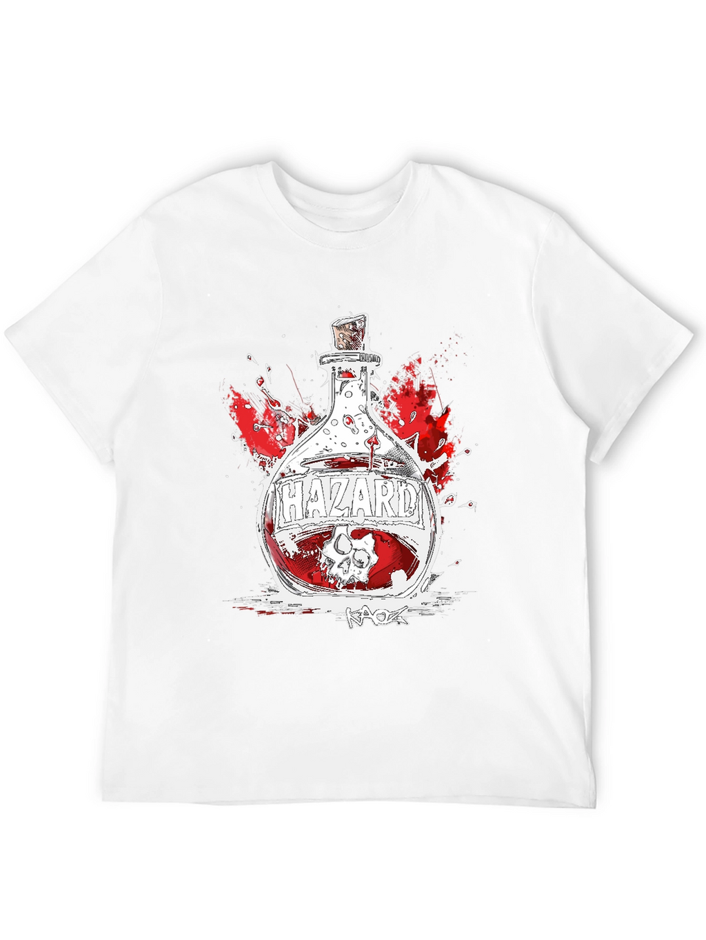 Hazard Potion Graphic Tee - Black Cotton Blend T-Shirt
