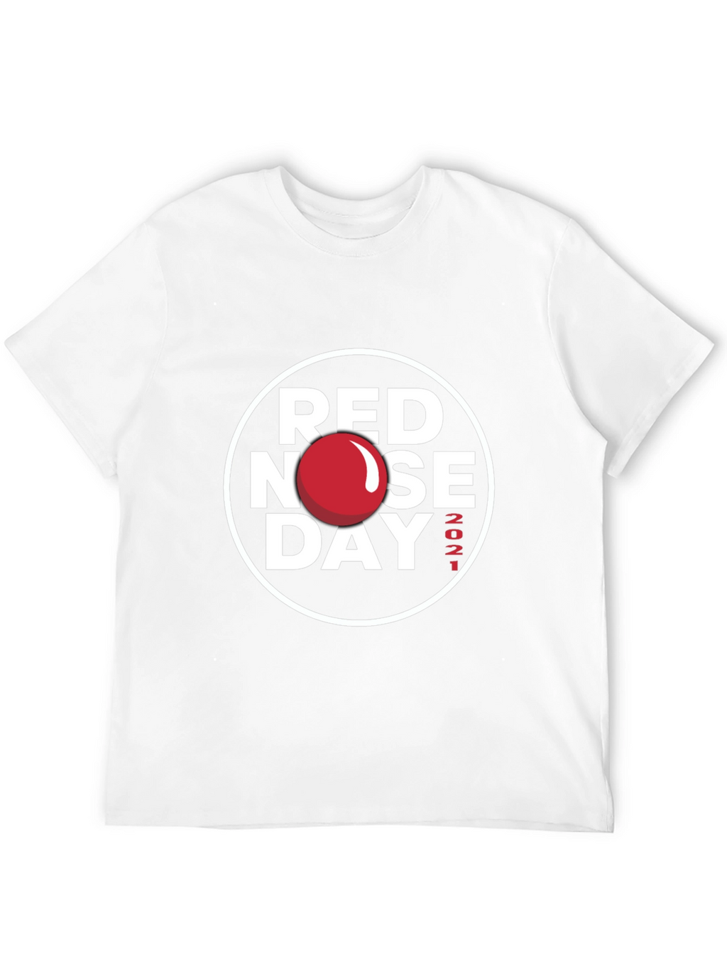 Red Nose Day 2021 T-Shirt - Classic Black Tee