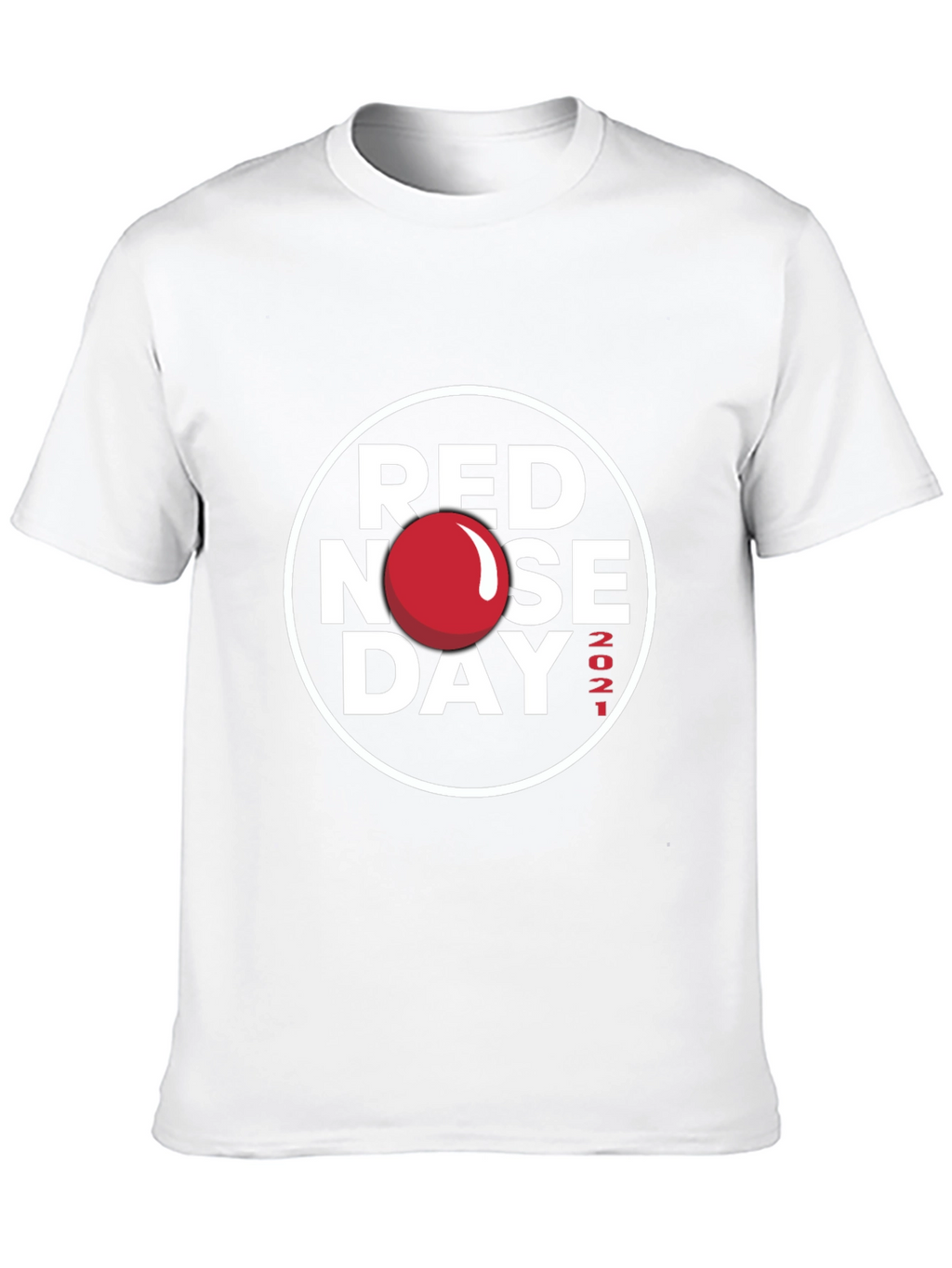 Red Nose Day 2021 T-Shirt - Classic Black Tee