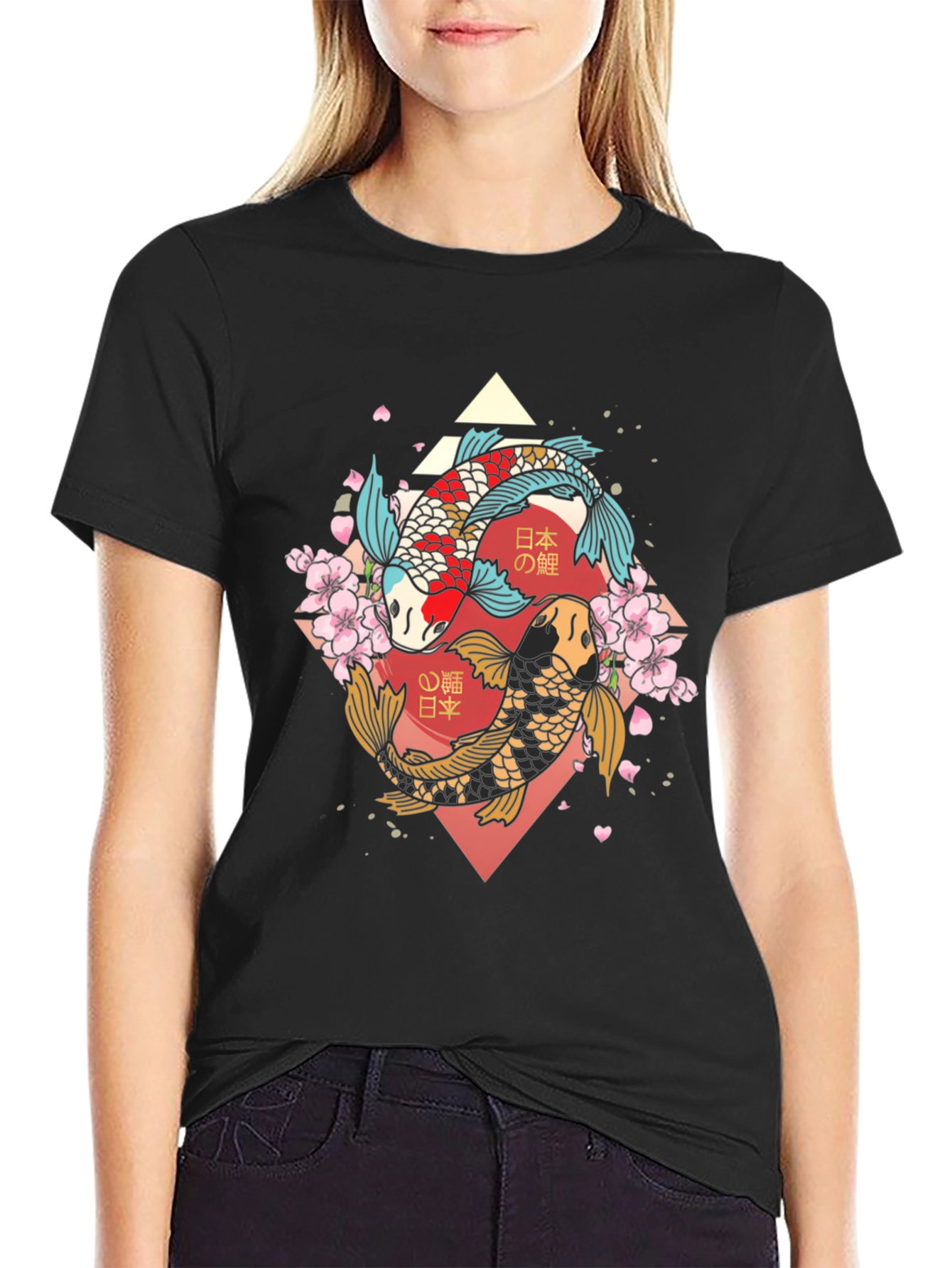 Koi Fish Graphic Tee - Japanese Art T-Shirt