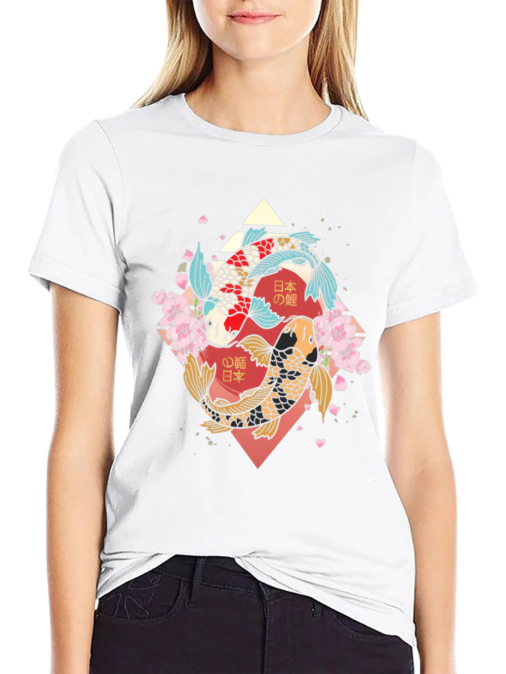 Koi Fish Graphic Tee - Japanese Art T-Shirt