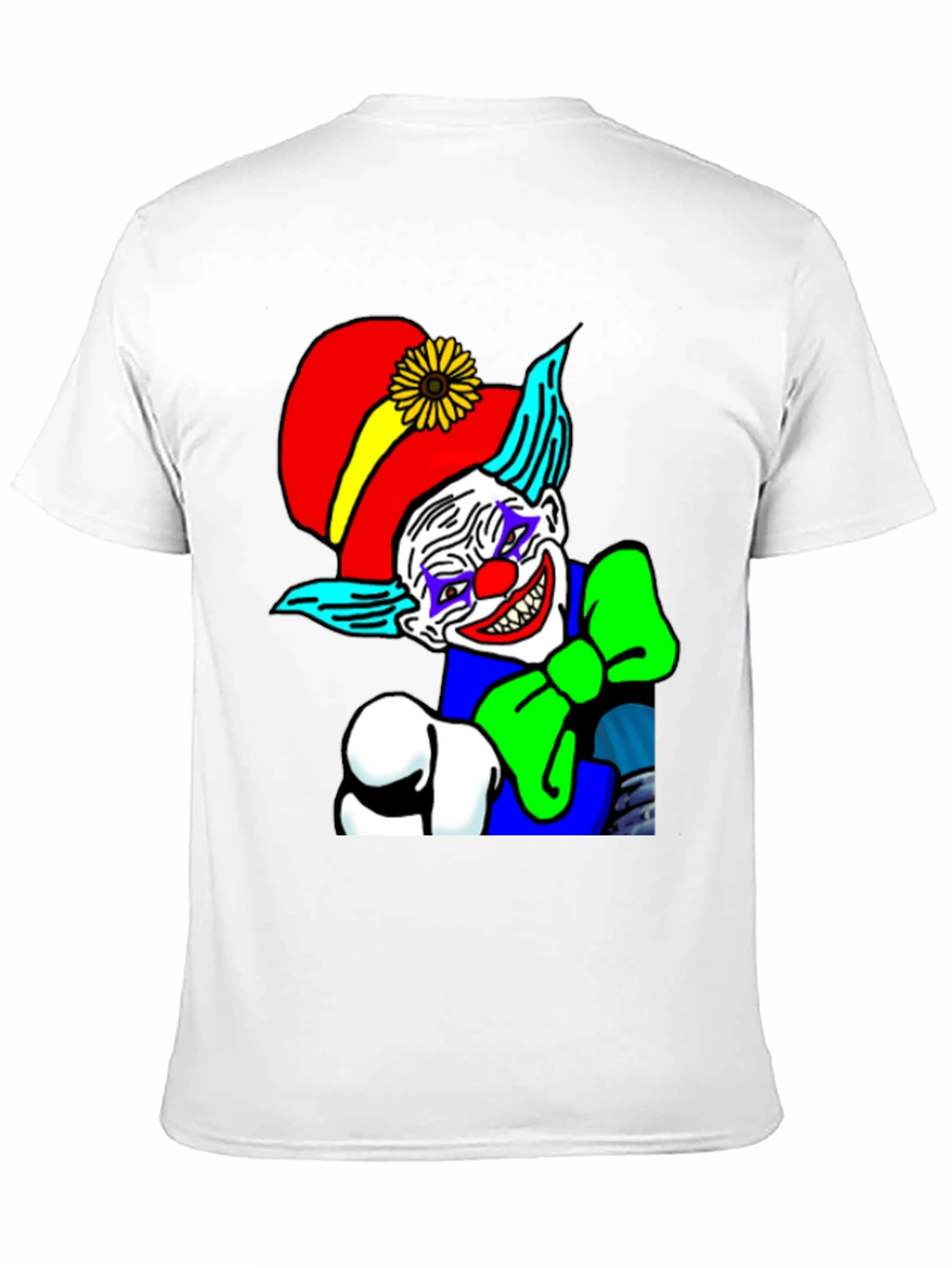 Creepy Clown Graphic Tee - Dark Humor T-Shirt