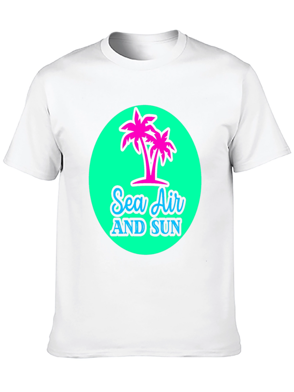 Sea Air and Sun Graphic Tee - Tropical Vibes
