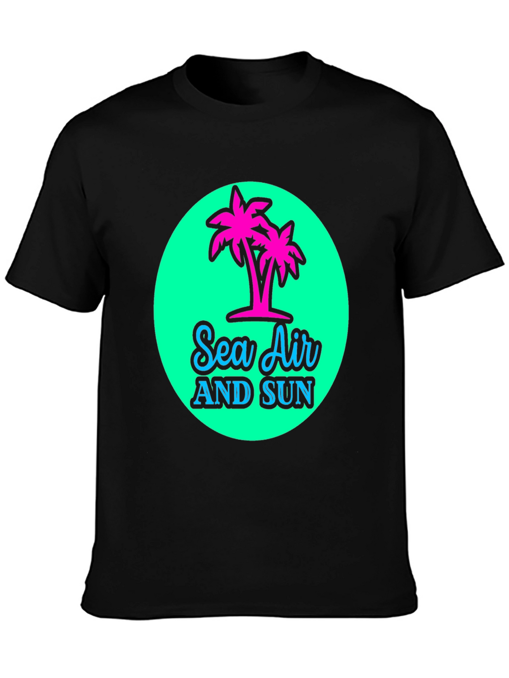 Sea Air and Sun Graphic Tee - Tropical Vibes