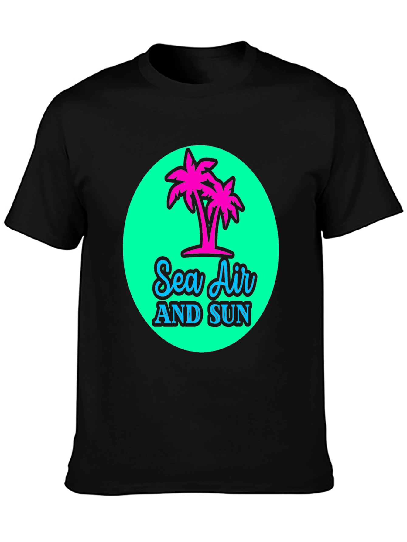 Sea Air and Sun Graphic Tee - Tropical Vibes