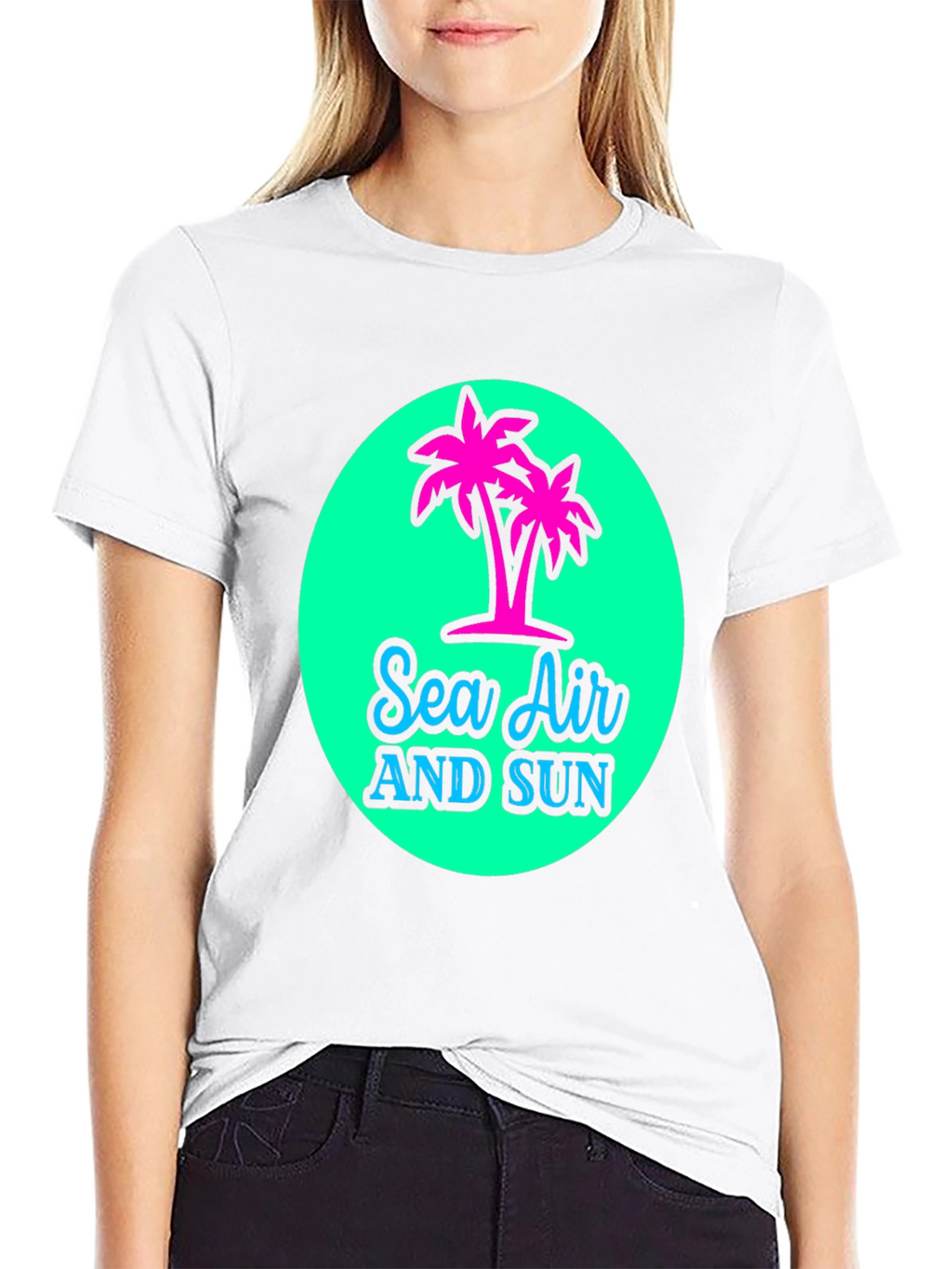 Sea Air and Sun Graphic Tee - Tropical Vibes