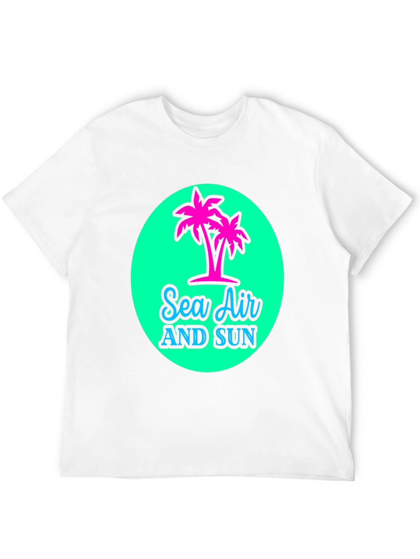 Sea Air and Sun Graphic Tee - Tropical Vibes