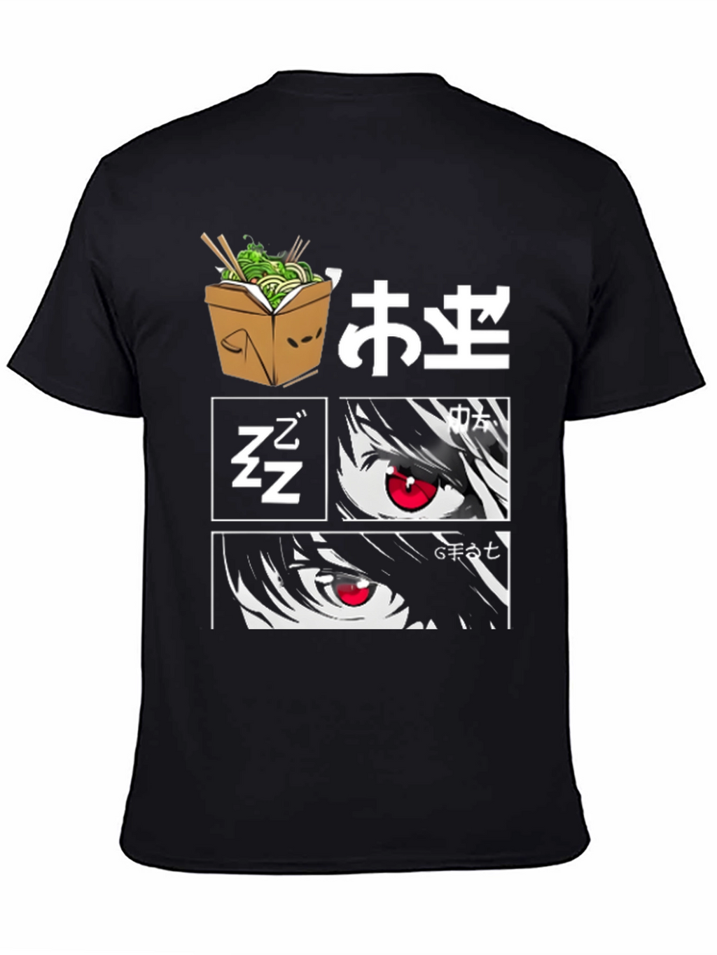 Anime Graphic Print T-Shirt
