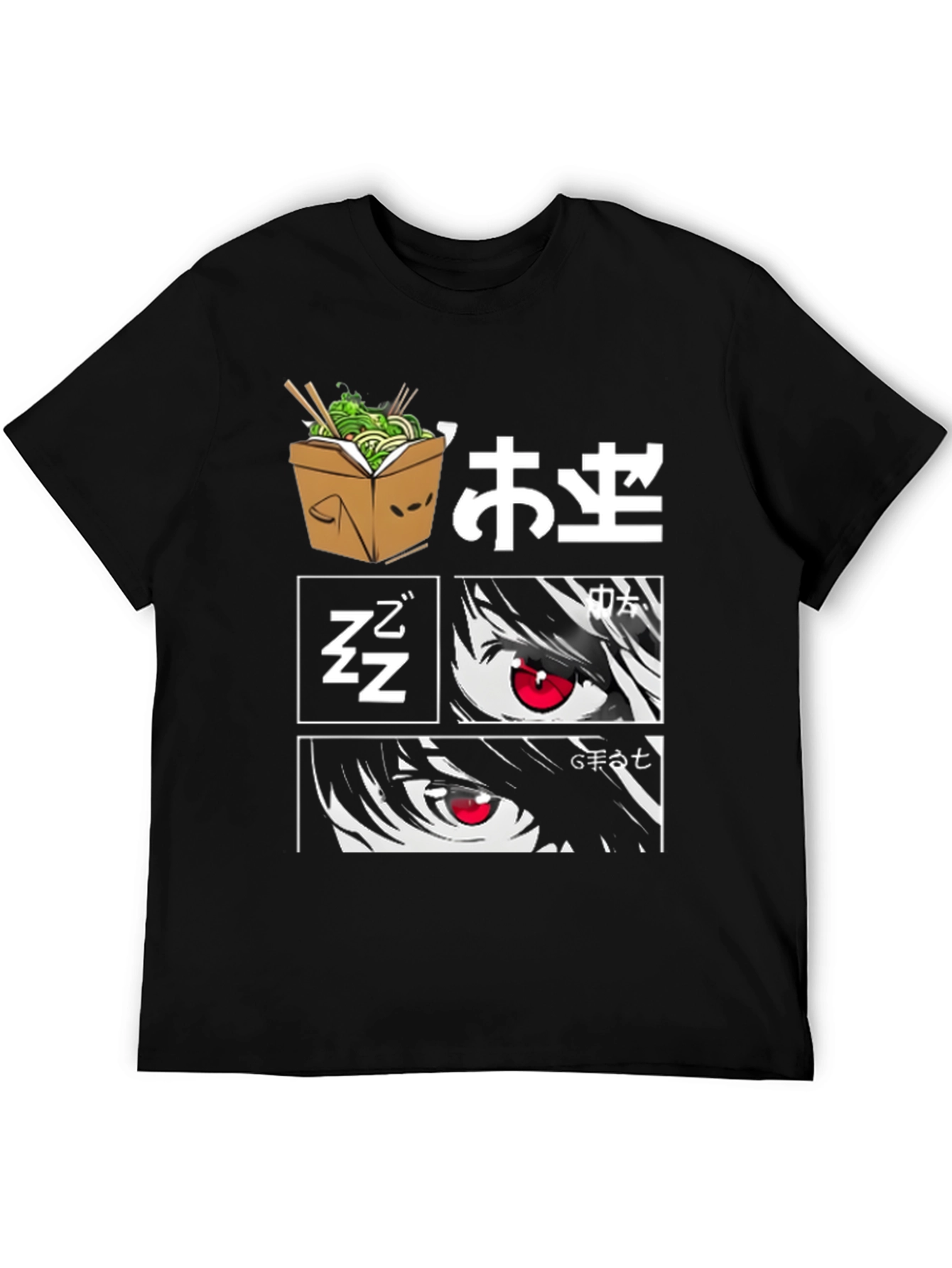 Anime Graphic Print T-Shirt