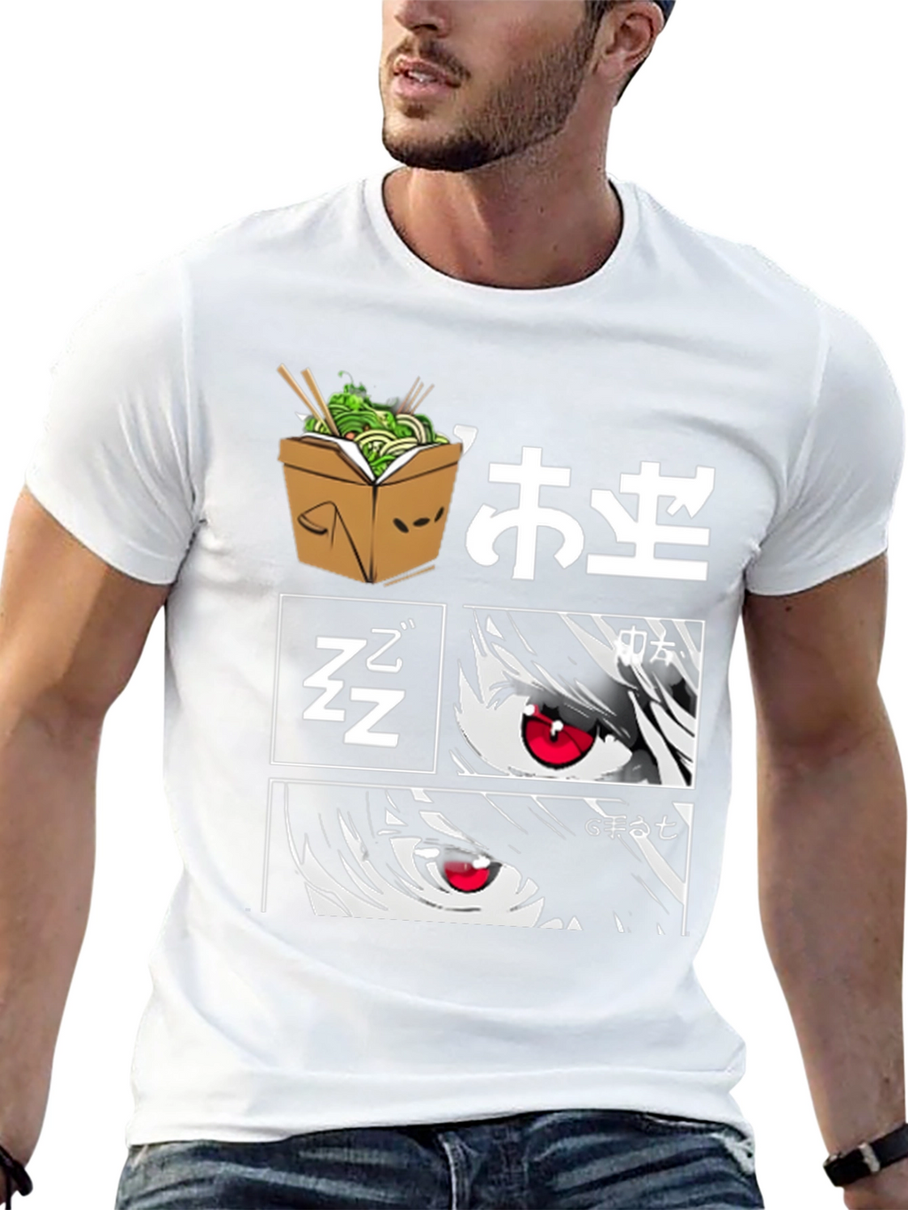 Anime Graphic Print T-Shirt