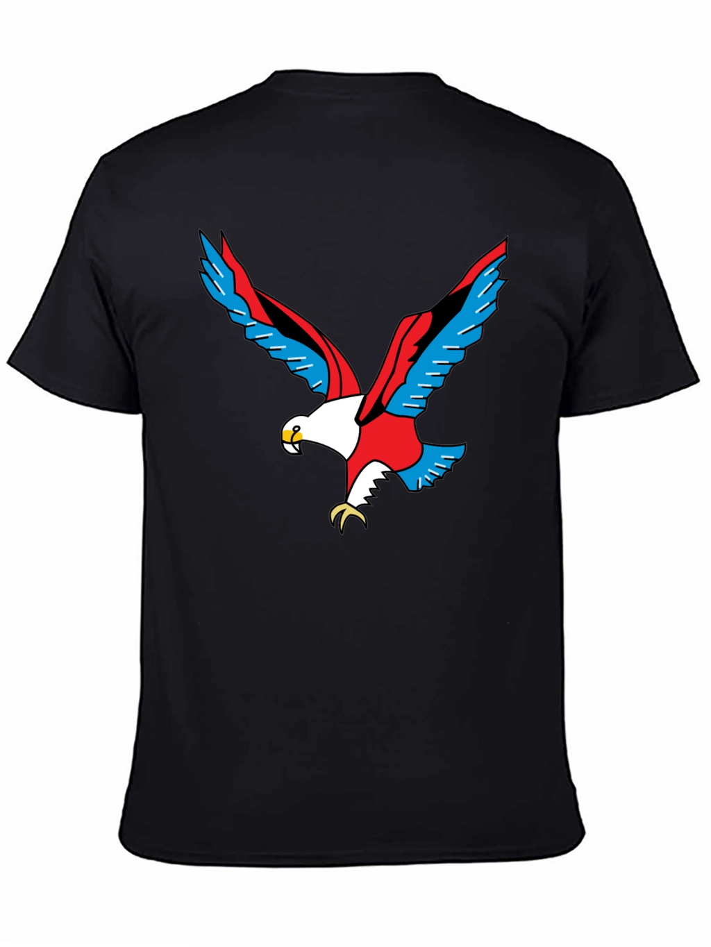 Bold Eagle Graphic Black T-Shirt