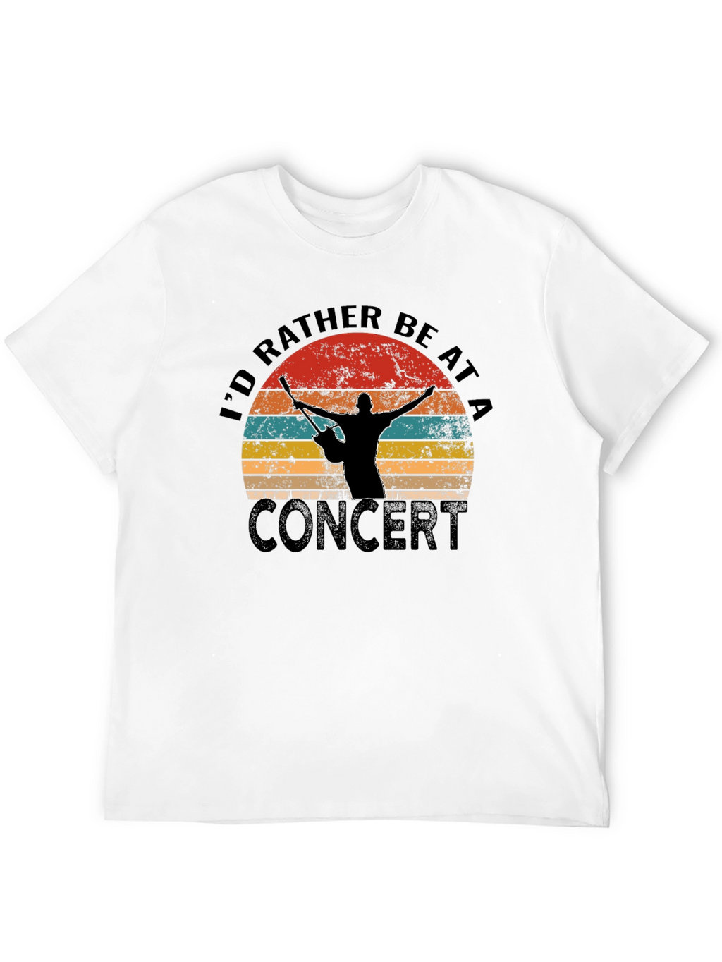 Id Rather Be At A Concert Graphic T-Shirt