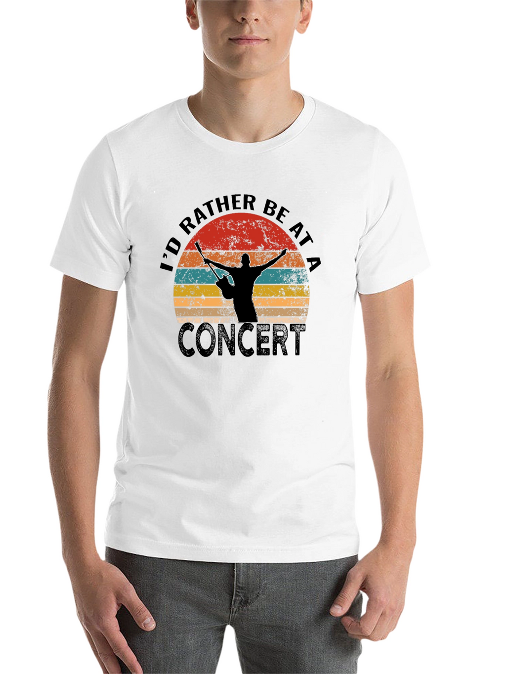 Id Rather Be At A Concert Graphic T-Shirt