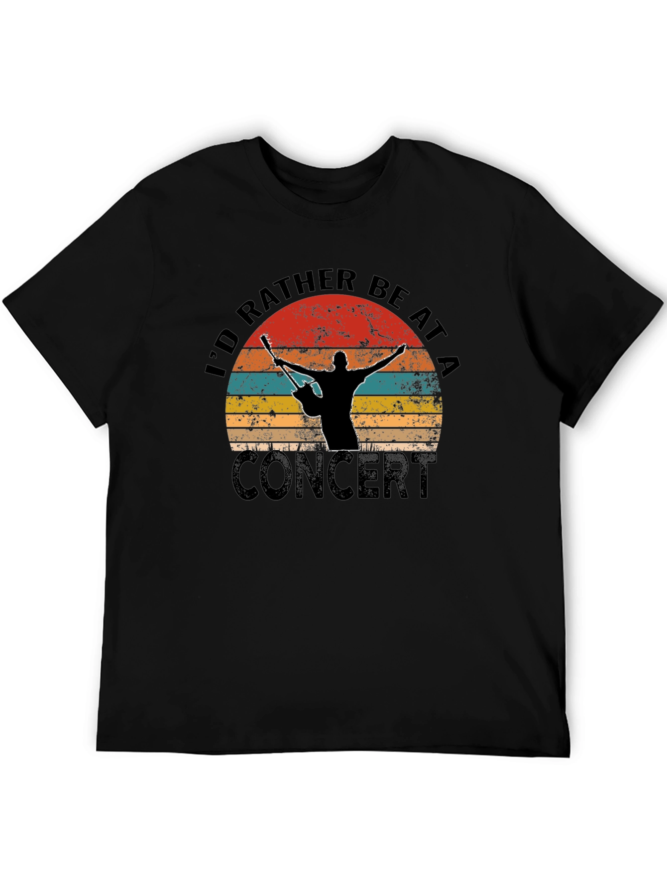 Id Rather Be At A Concert Graphic T-Shirt