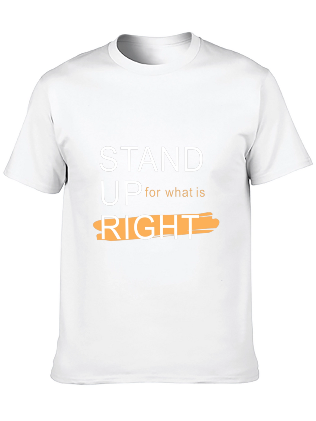 Stand Up For What Is Right Black T-Shirt