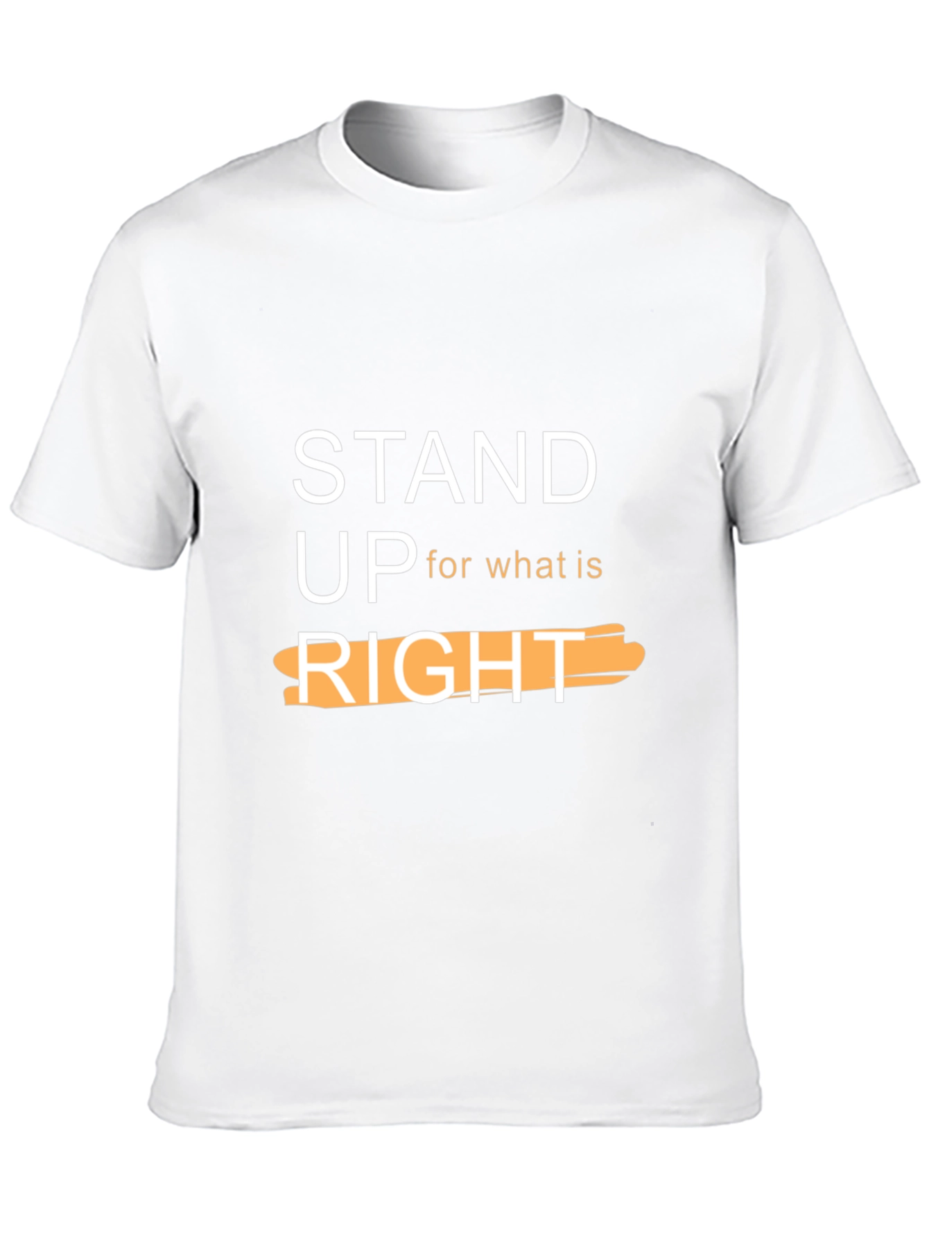 Stand Up For What Is Right Black T-Shirt