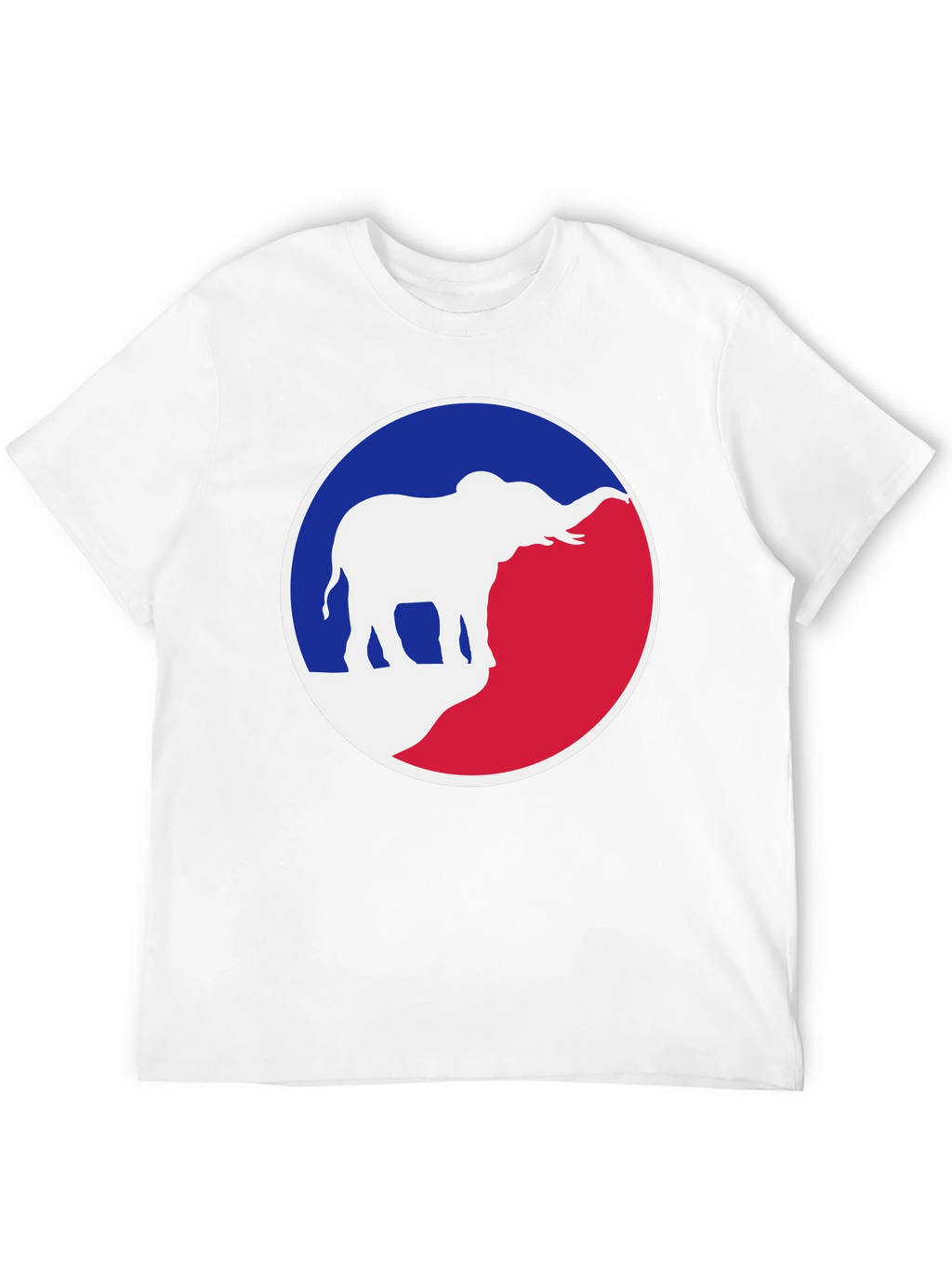 Elephant Graphic Tee - Patriotic Red White & Blue