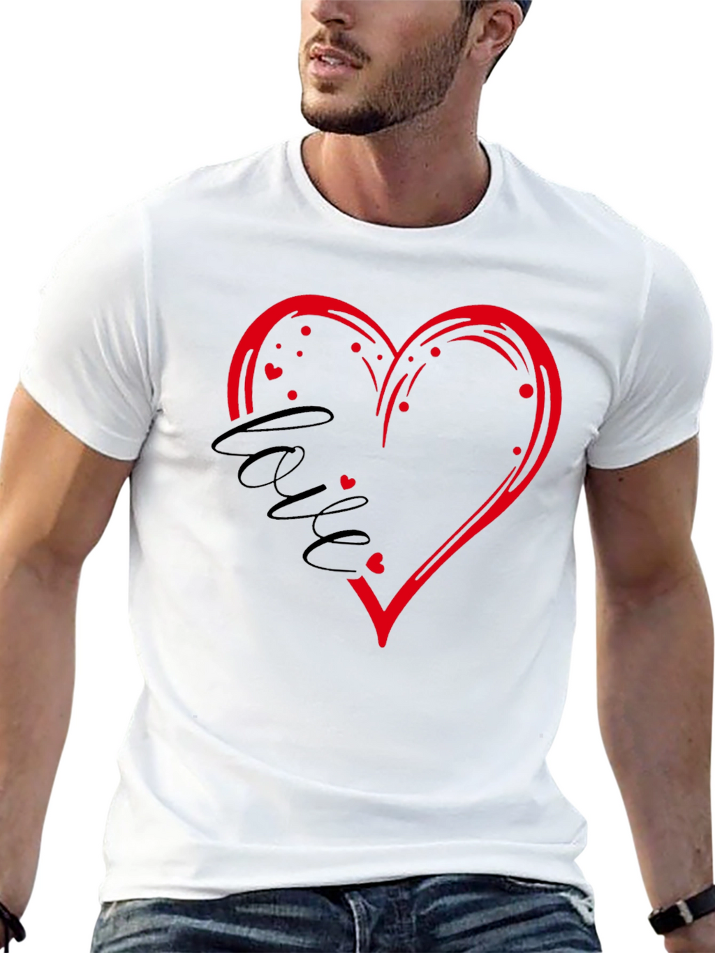 Love Heart Graphic Tee