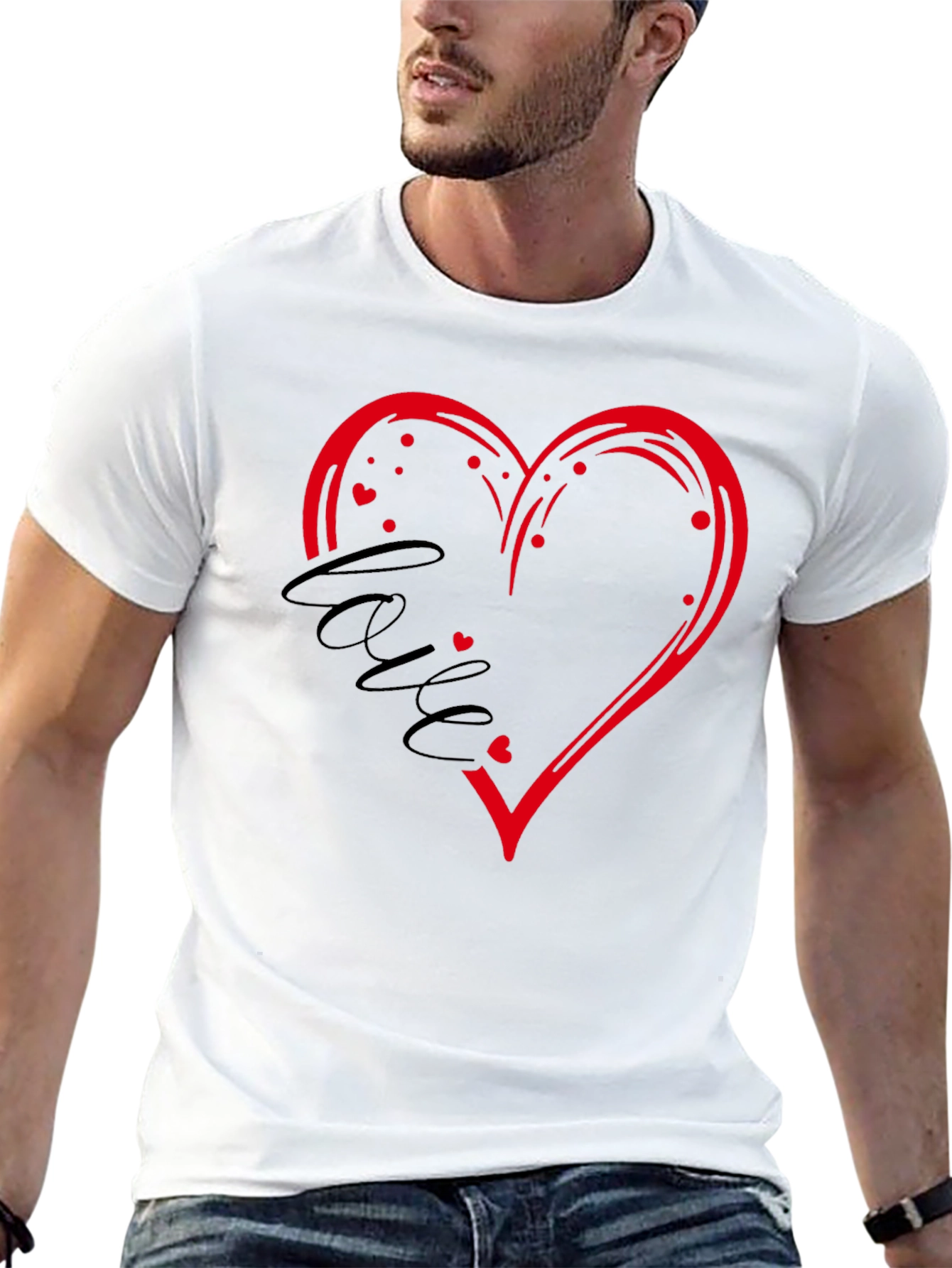 Love Heart Graphic Tee