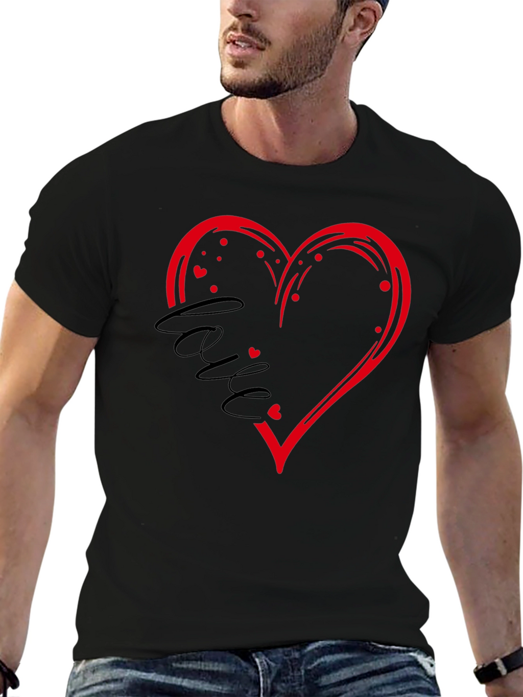 Love Heart Graphic Tee