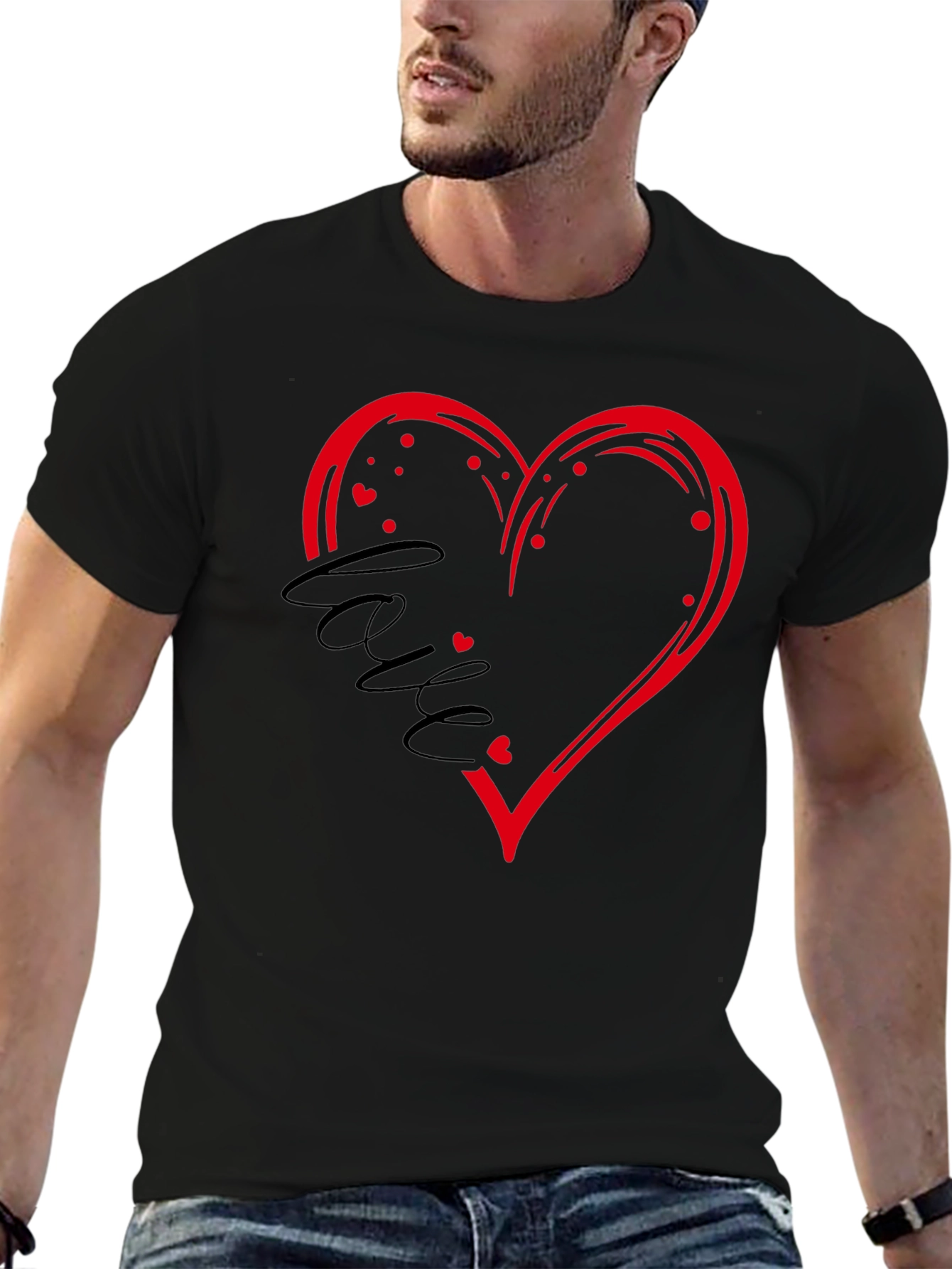 Love Heart Graphic Tee