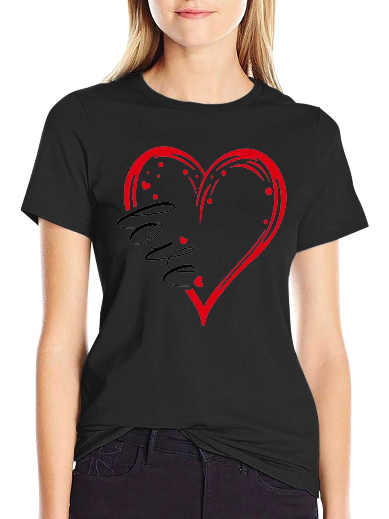 Love Heart Graphic Tee