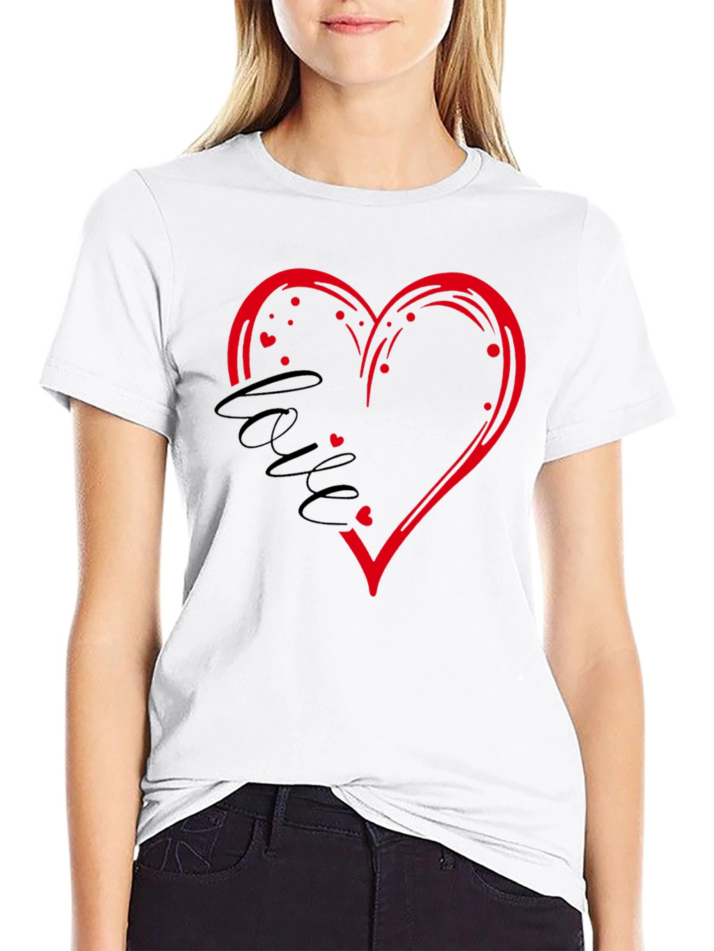 Love Heart Graphic Tee