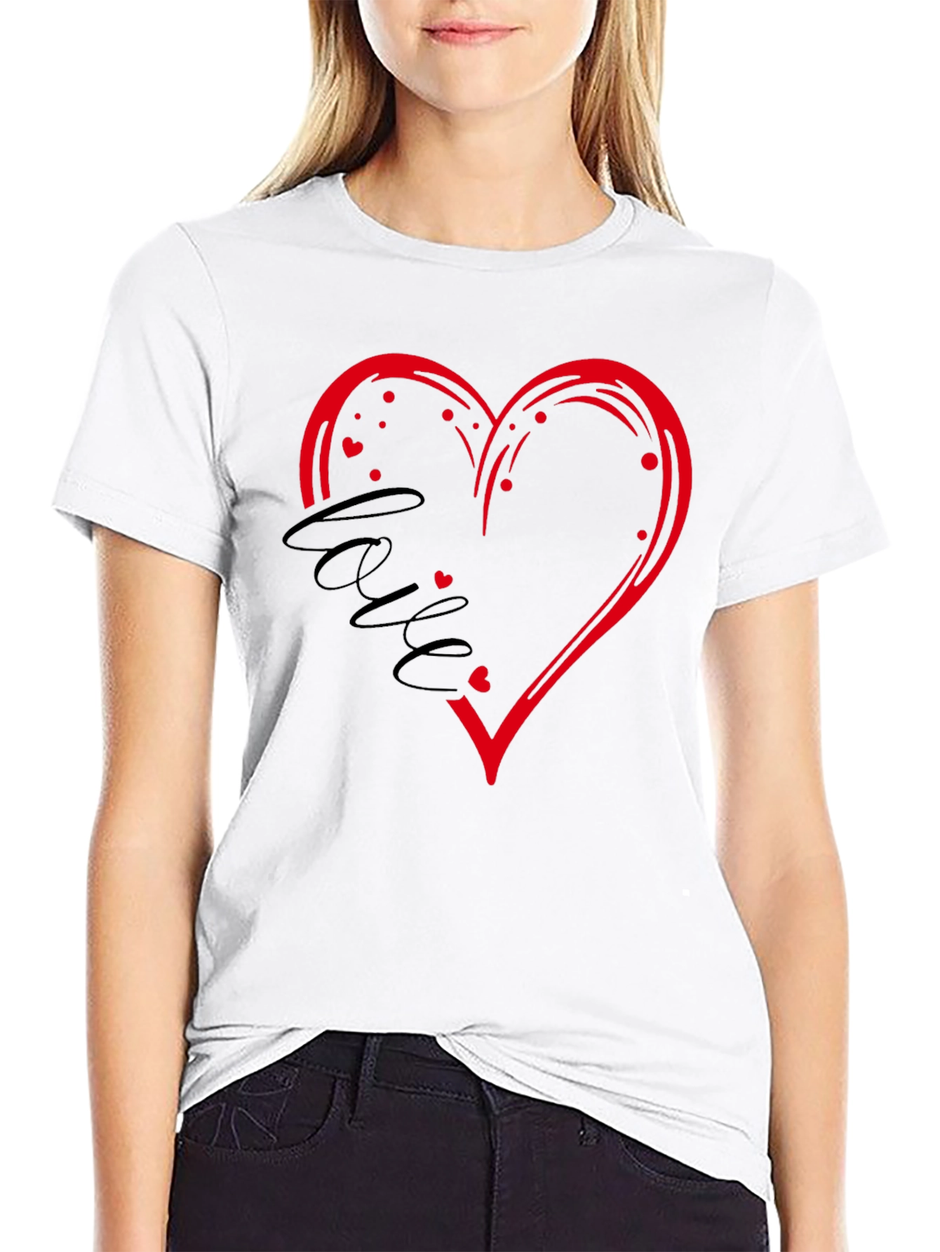 Love Heart Graphic Tee