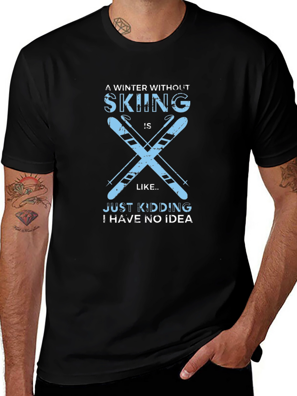 Skiing Winter T-Shirt