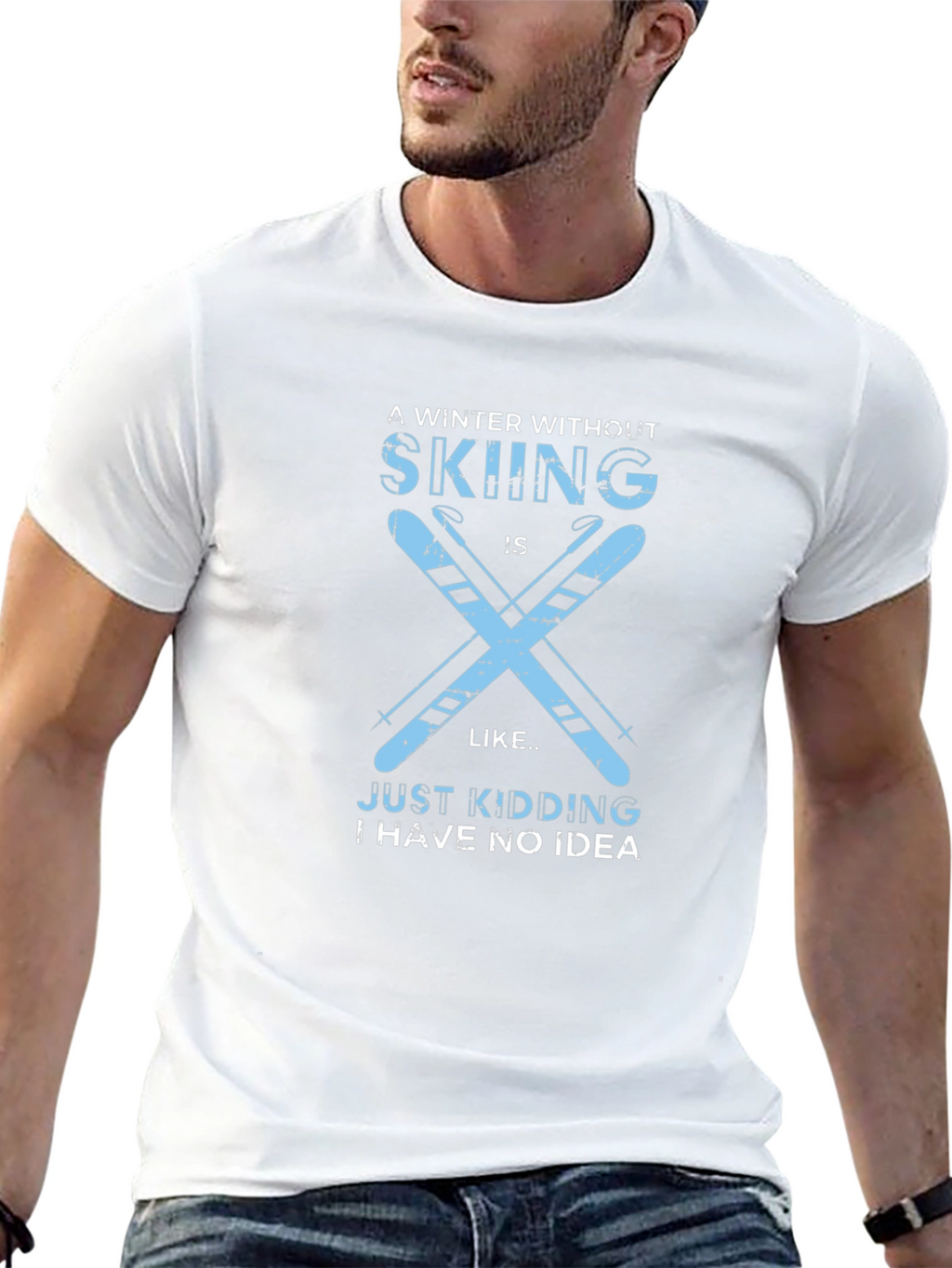 Skiing Winter T-Shirt