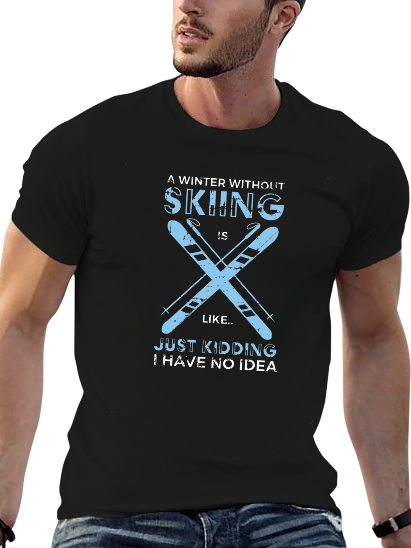 Skiing Winter T-Shirt
