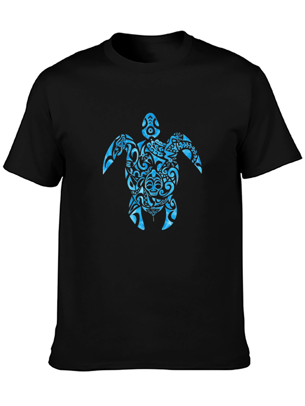 Tribal Turtle Graphic Print T-Shirt