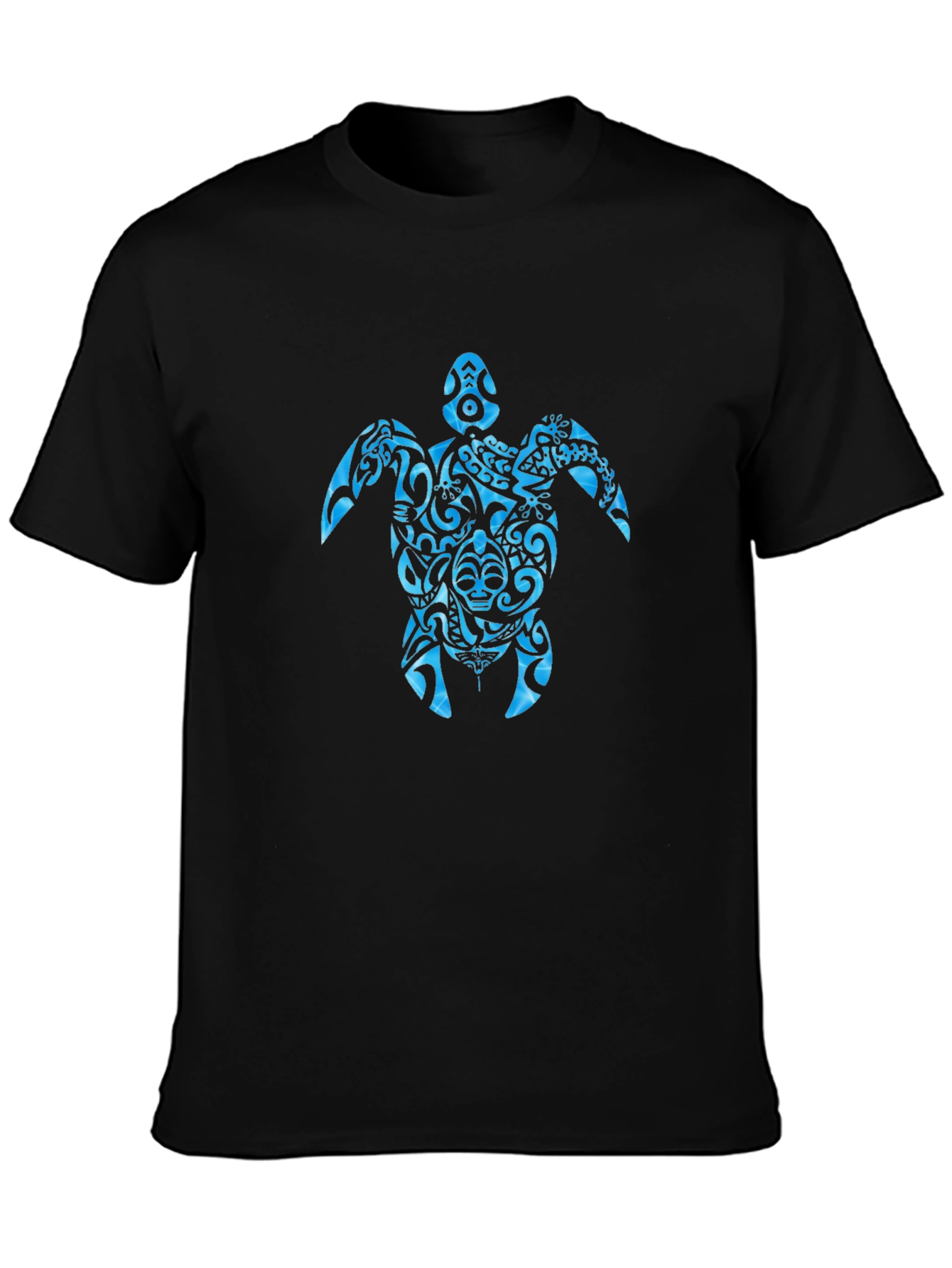 Tribal Turtle Graphic Print T-Shirt