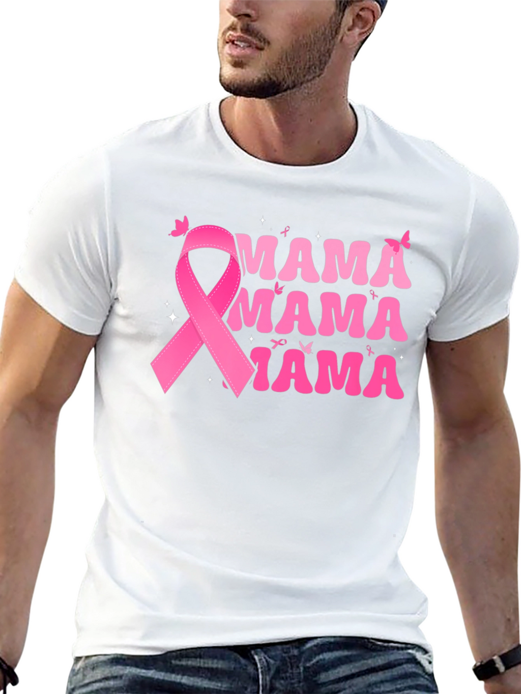 Mama Breast Cancer Awareness T-Shirt