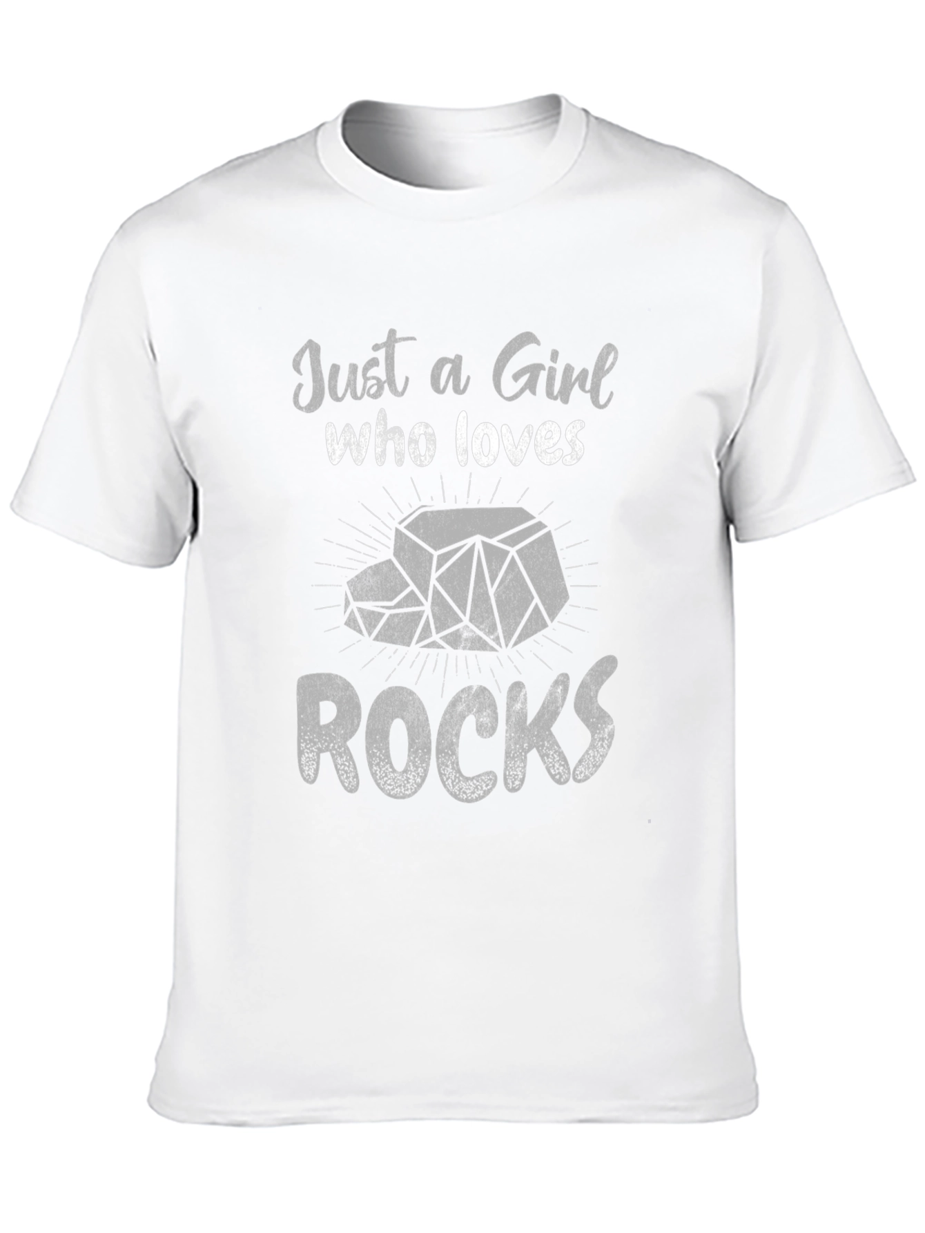 Just A Girl Who Loves Rocks T-Shirt
