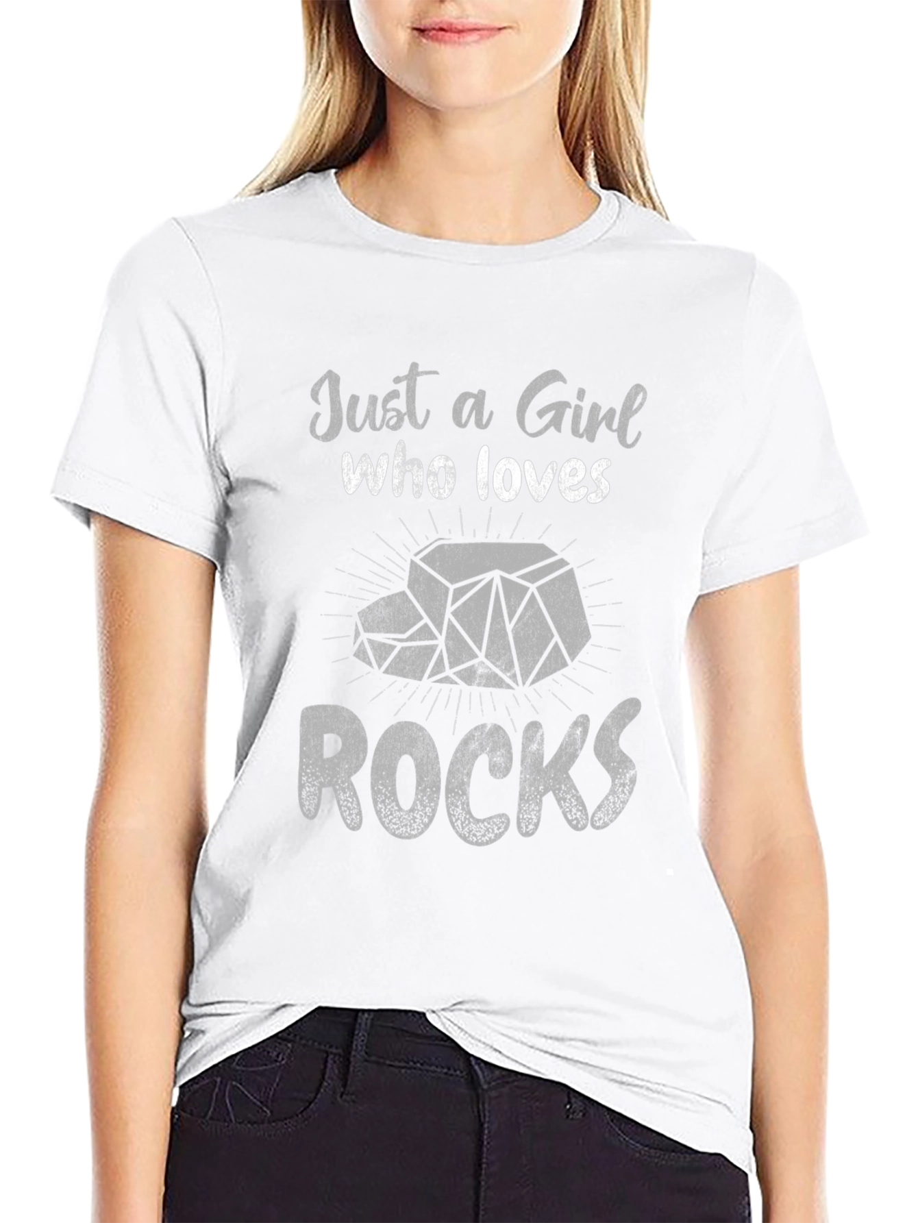 Just A Girl Who Loves Rocks T-Shirt