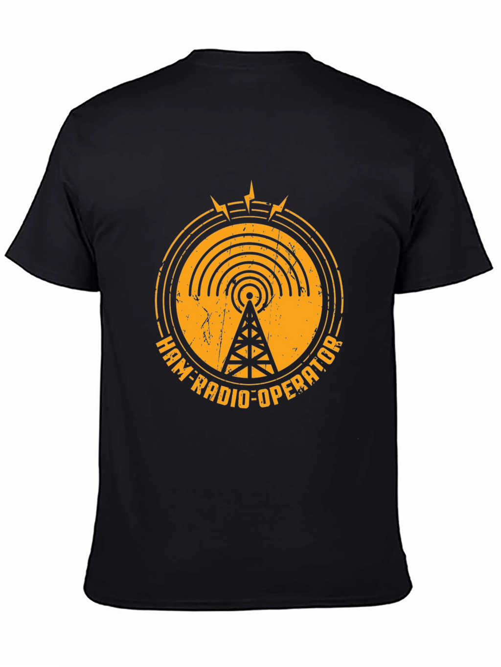 Ham Radio Operator Black T-Shirt