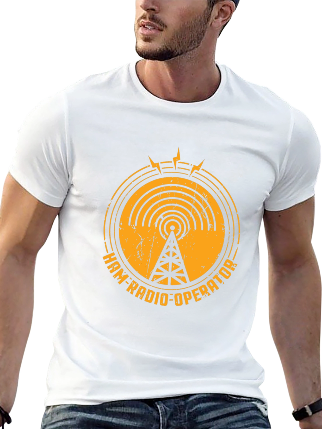 Ham Radio Operator Black T-Shirt