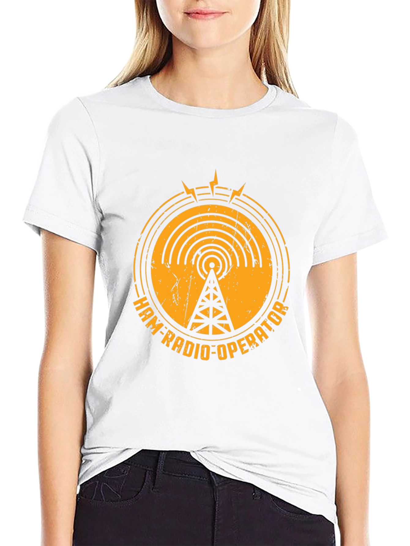 Ham Radio Operator Black T-Shirt