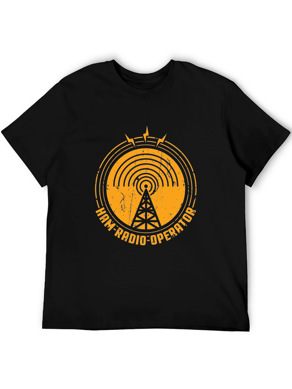 Ham Radio Operator Black T-Shirt