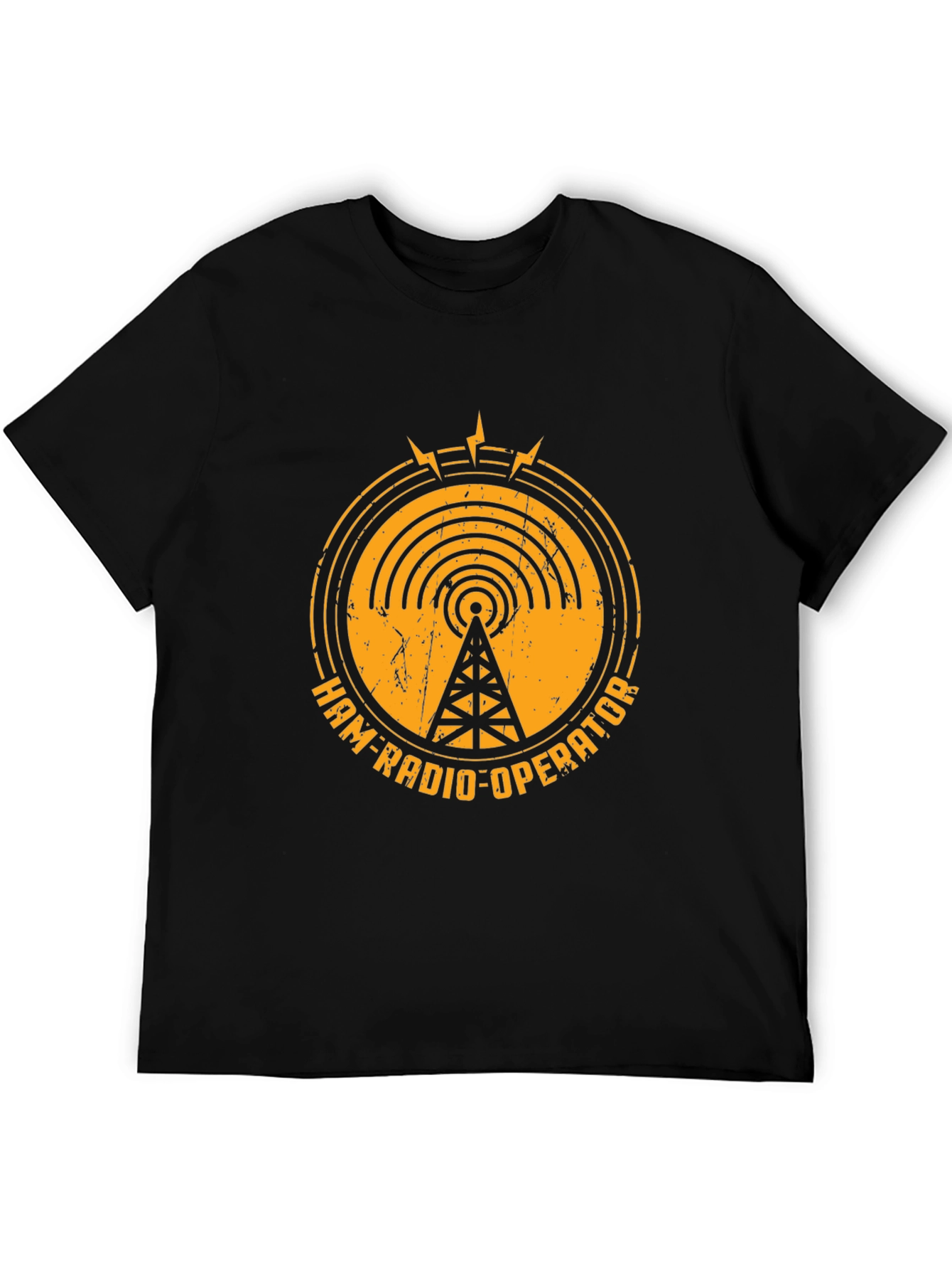 Ham Radio Operator Black T-Shirt