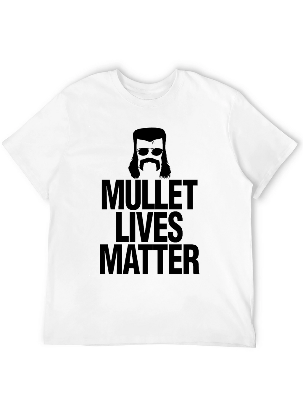 Mullet Lives Matter Graphic Tee - Black Humor