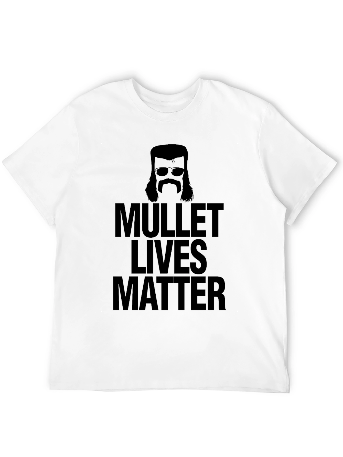 Mullet Lives Matter Graphic Tee - Black Humor